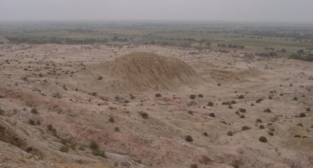 Vista de las pirámides de Túcume